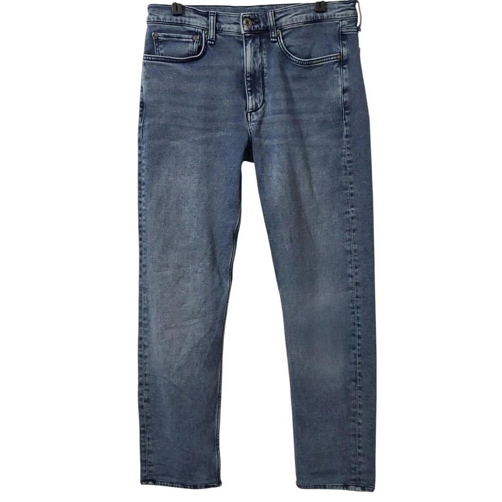 Rag & Bone Fit 2 Slim Jeans Mens Size 32x28 Bradbury Blue Stretch Denim